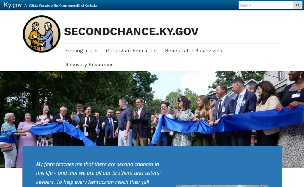 SecondChance,KY.GOV