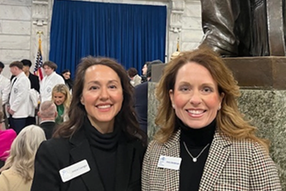 Jessica Covington and Emily Henderson attended the Pharmacy Day at the Capital